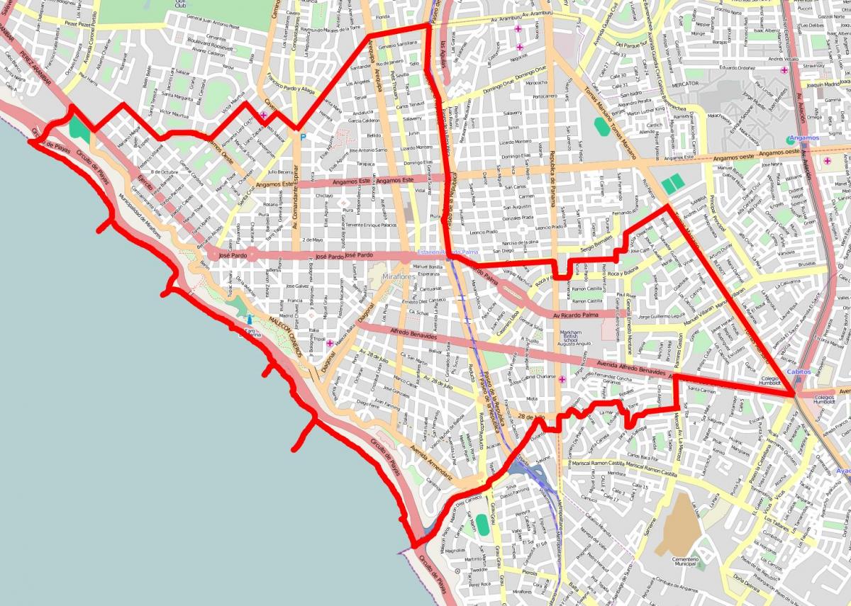 Lima miraflores ramani
