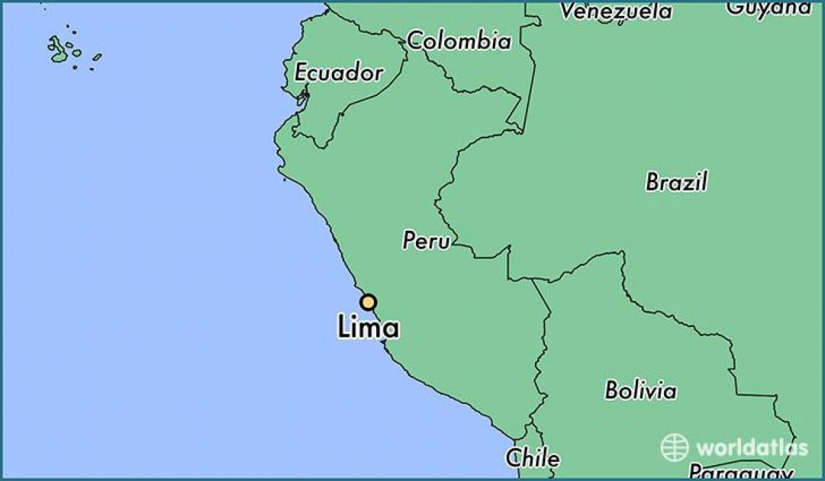 Lima peru kwenye ramani ya dunia