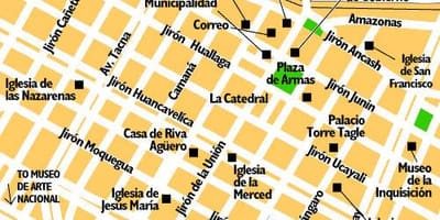 Ramani ya jiji la Lima peru